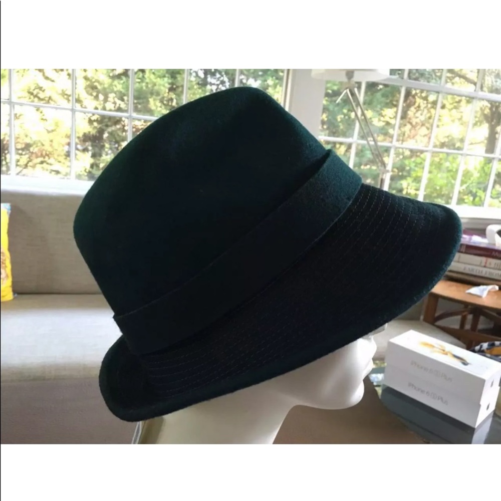 Diesel Cuinn Hat cap 100% wool teal/blue Size II - Picture 5 of 7